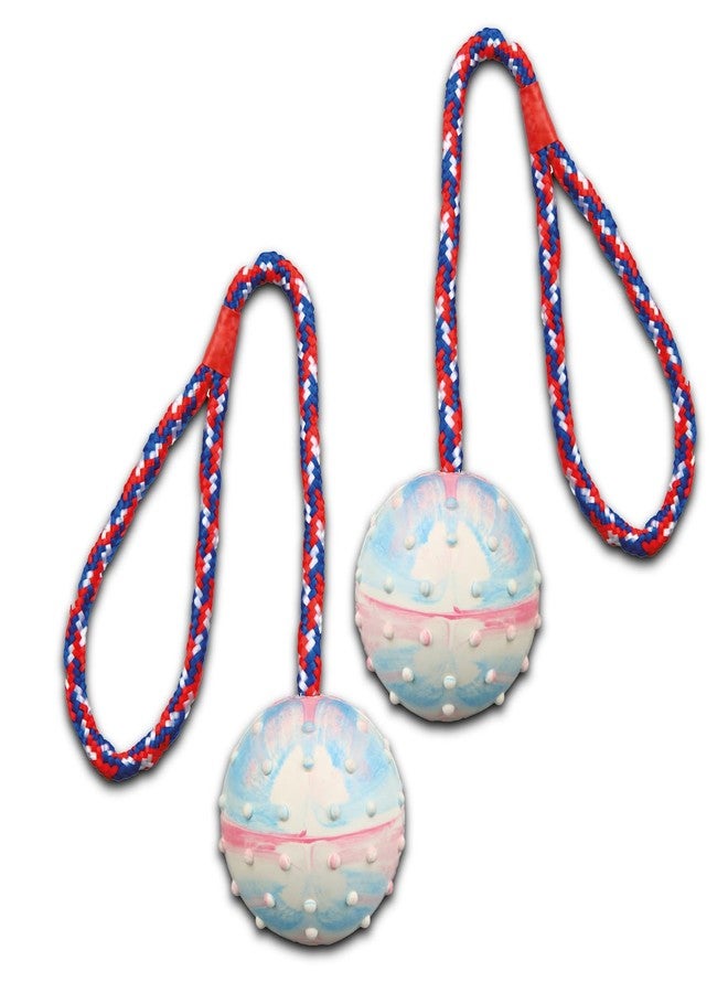 TRIXIE Ball on a Rope Natural Rubber Dog Toy (Pack of 2) - 30 cm - Image 1